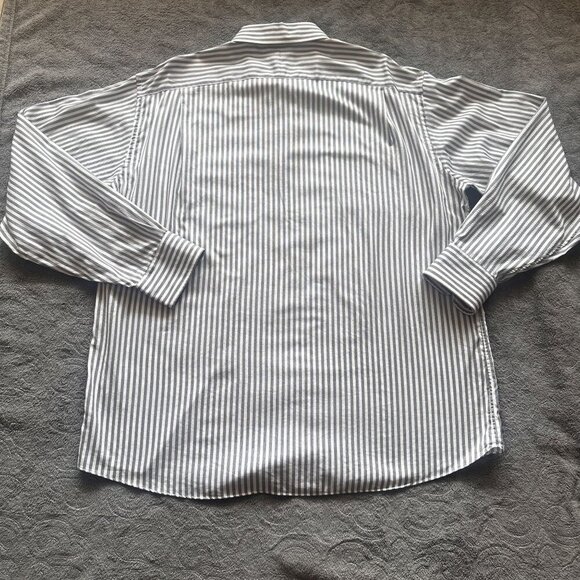 Tommy Bahama Button Down Dress Shirt Long Sleeve Striped Top Collared Men - Picture 9 of 16